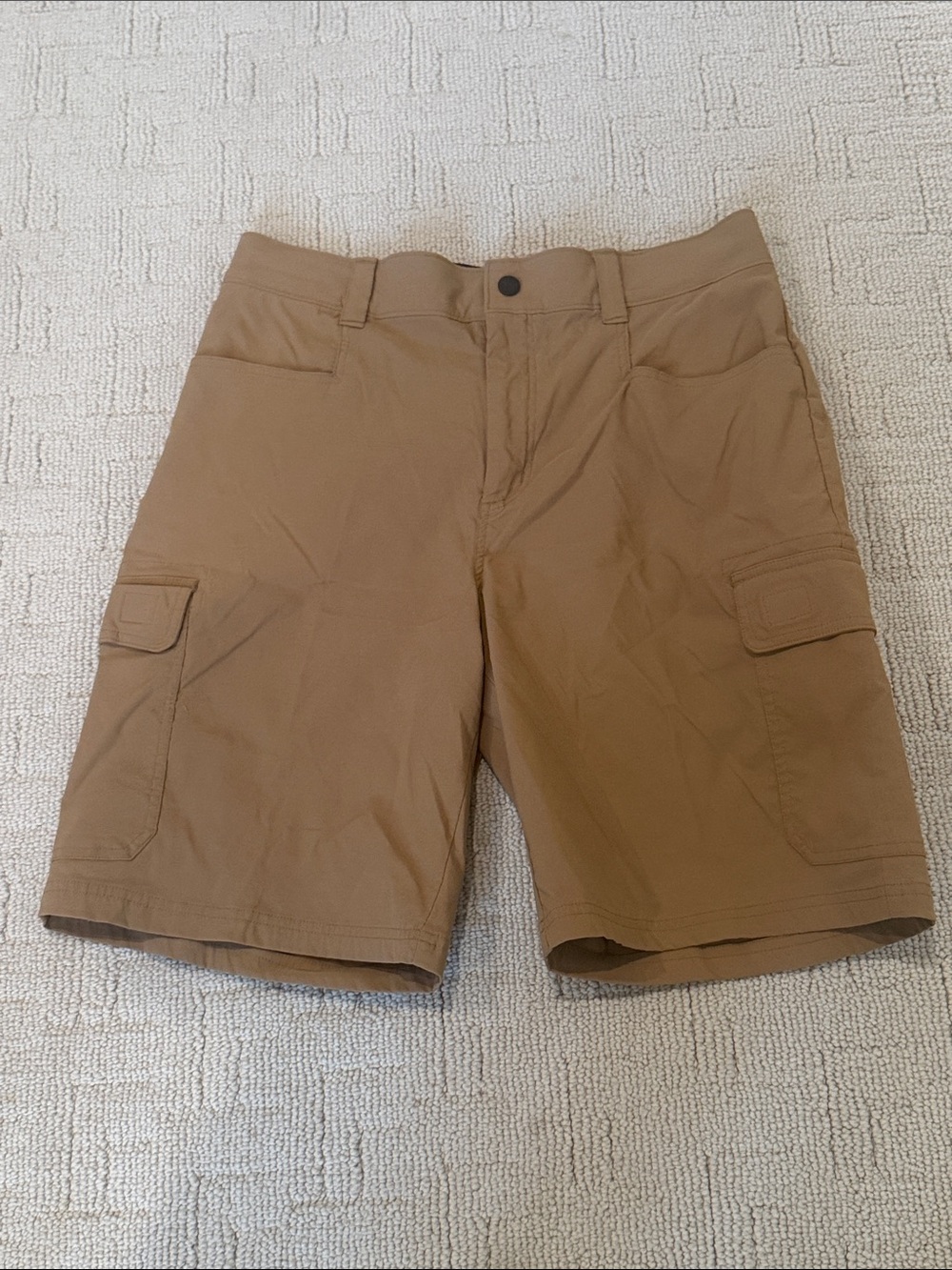Orvis Brown/Tan Cargo Shorts with Flap Pockets